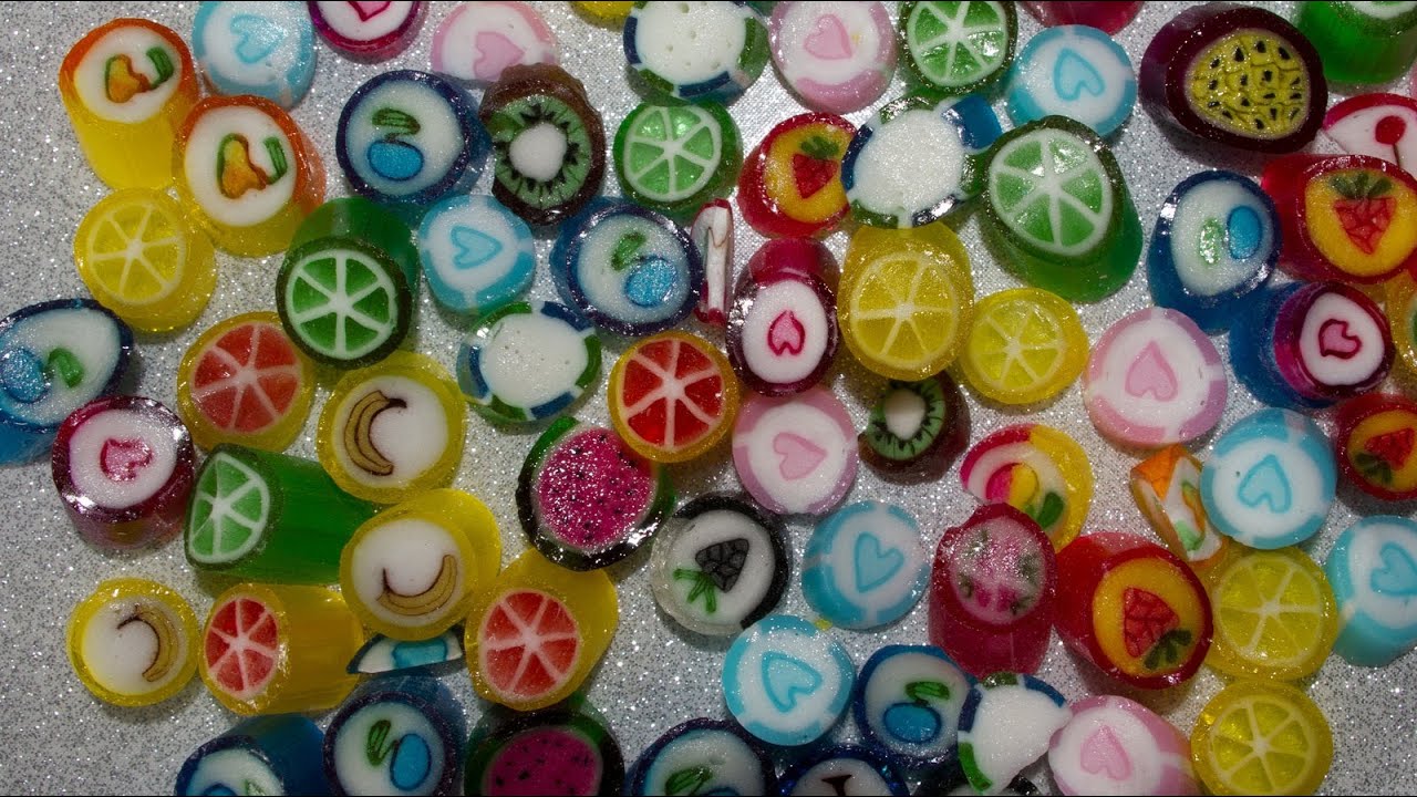 Как делаются леденцы с рисунком внутри