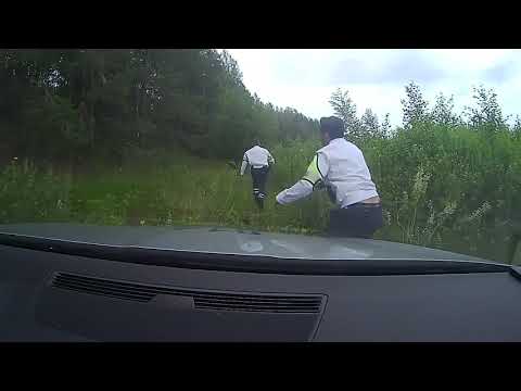 Погоня за BMW X5M на трассе М3