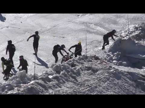 Массовое падение на гонке Mountain of Hell 2019