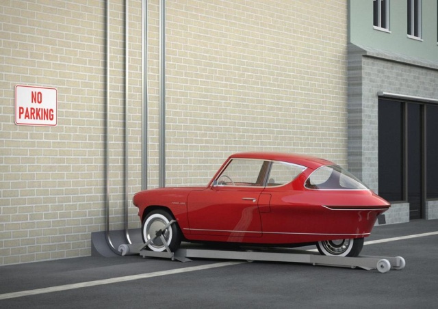 Автомобиль, который можно "припарковать" на стене