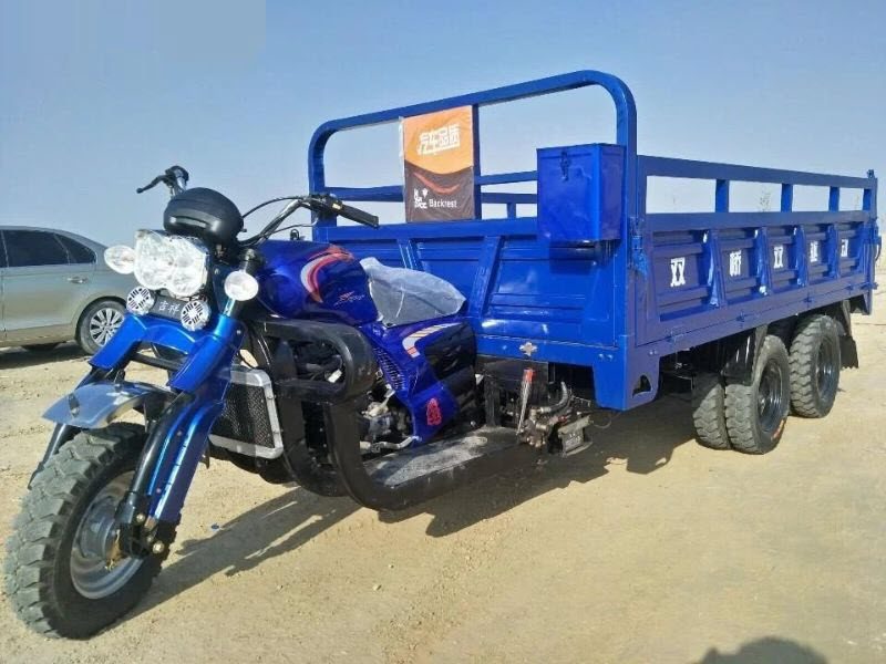 Китайская альтернатива грузовикам - мотоциклы-самосвалы