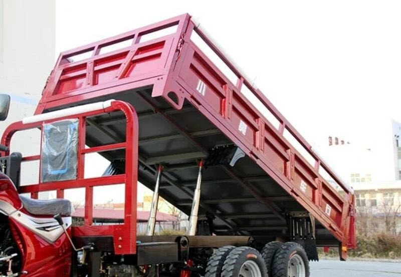 Китайская альтернатива грузовикам - мотоциклы-самосвалы