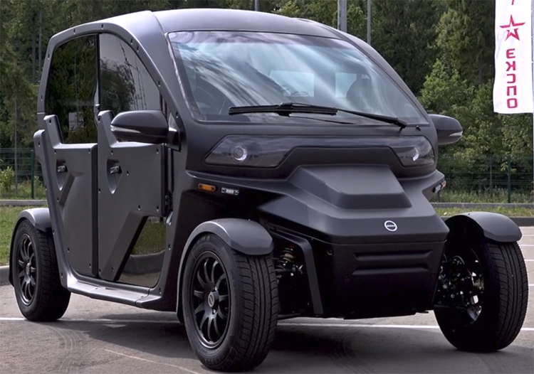 Необычный электромобиль UV-4 от концерна "Калашников"