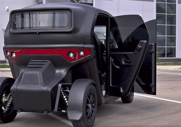 Необычный электромобиль UV-4 от концерна "Калашников"