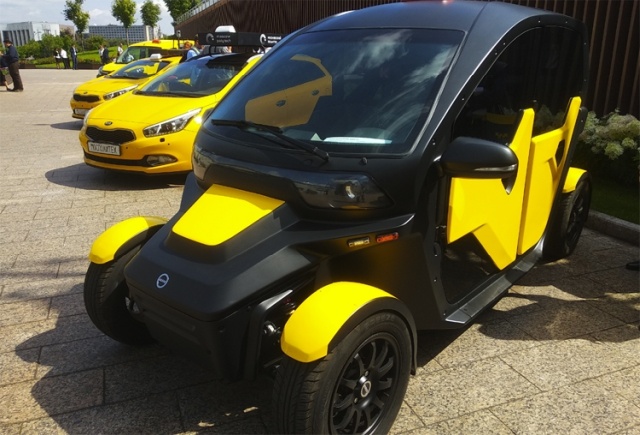 Необычный электромобиль UV-4 от концерна "Калашников"