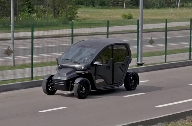 Необычный электромобиль UV-4 от концерна "Калашников"