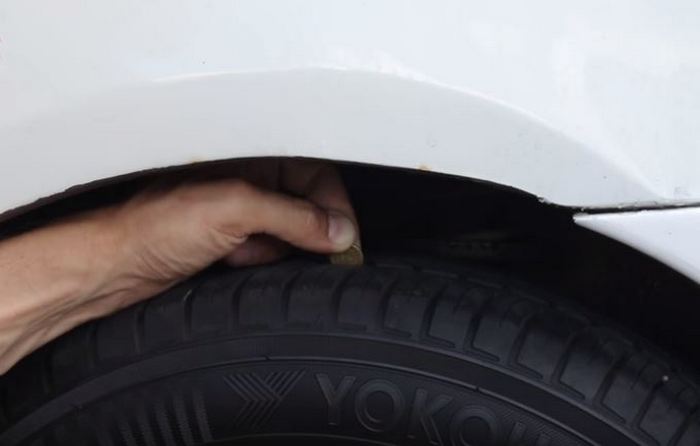 Простой способ проверить износ покрышек