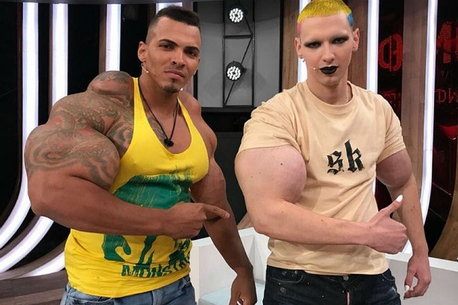 Огромные силачи и боевые искусства