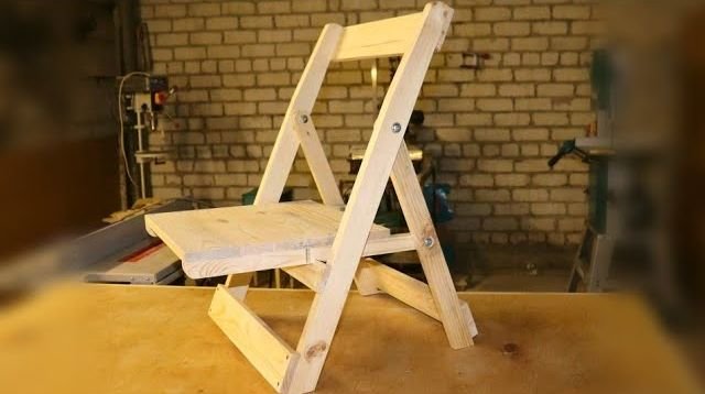 Первый день весны. Скоро пикники, как я сделал стул на природу за час.