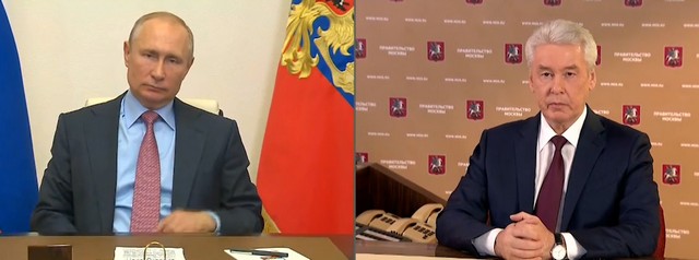 Сергей Собянин предложил Владимиру Путину постепенно снимать ограничения самоизоляции