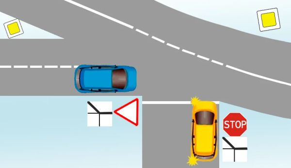 Очередная задачка на знание ПДД