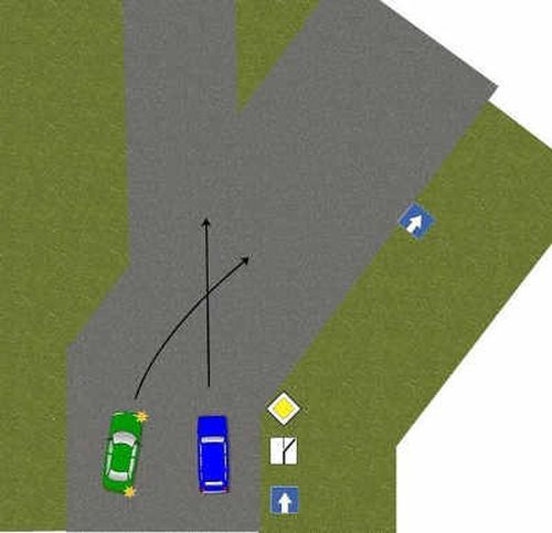 ПДД задача. Кто едет первым?