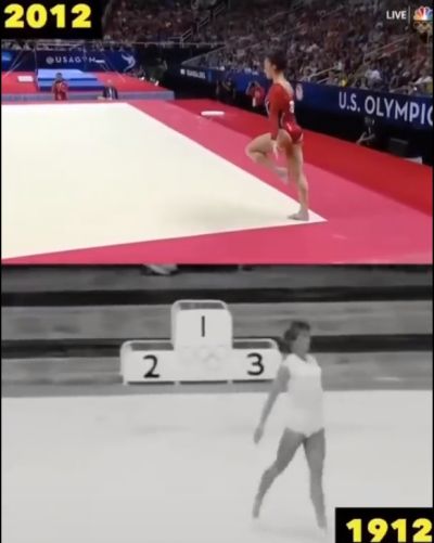 Наглядный пример того, как меняется спорт