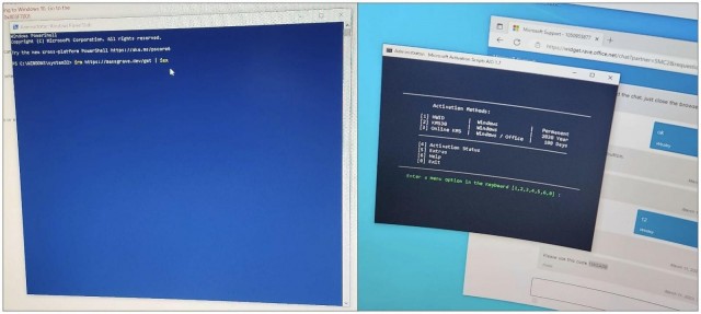 Техподдержка Microsoft установила клиенту пиратскую Windows, потому что лицензионная не активировалась