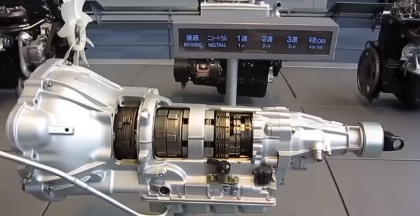 Наглядно. Работа 4-х ступенчатой АКПП Toyota A43DL⁠⁠