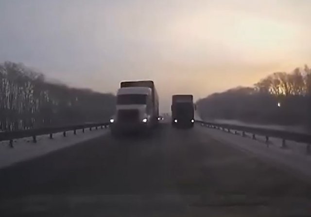 Удивительное спасение от беды на дороге