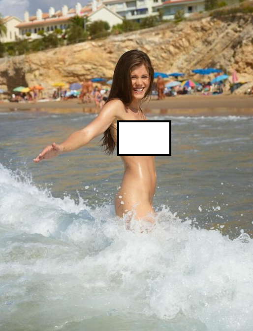 Голые девушки, фото с нудистского пляжа