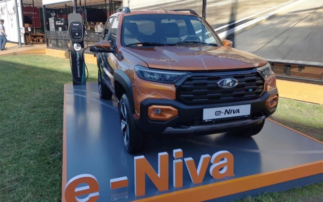 Концепт первой электрической Niva рассекретили до премьеры