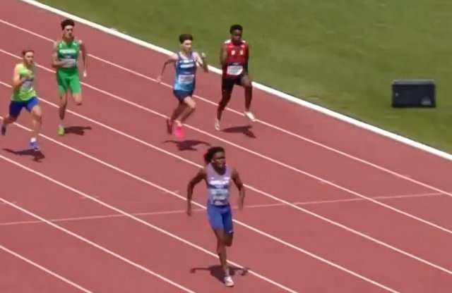 Британский бегун Джейк Одей-Джордан слишком рано решил, что победил