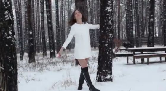 Мне не холодно, ведь я же Снегурочка!