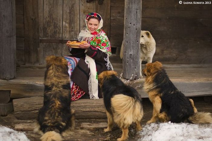 Прекрасные славянские девушки (55 фото)