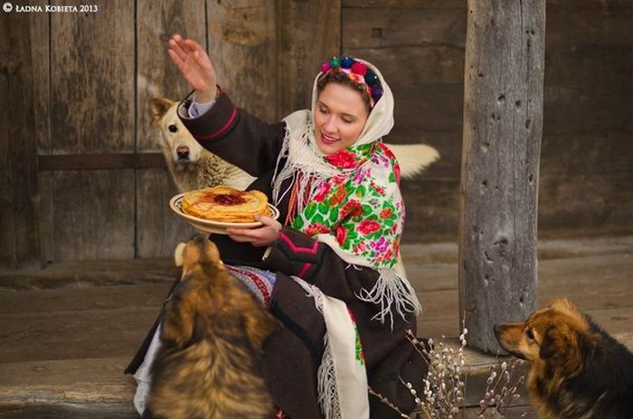 Прекрасные славянские девушки (55 фото)