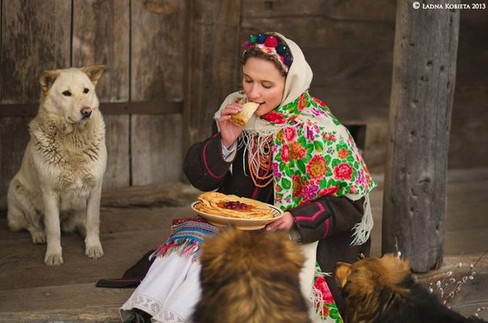 Прекрасные славянские девушки (55 фото)