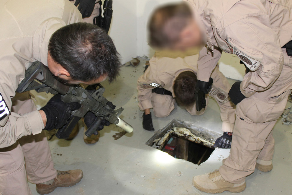 Подземные тоннели наркобаронов Подземные тоннели наркобаронов