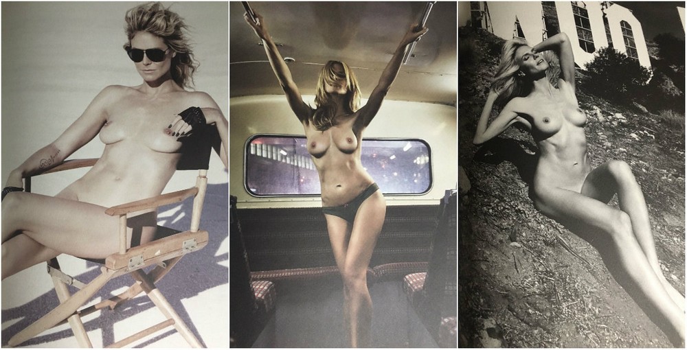 Обнаженная Хайди Клум в книге Rankin