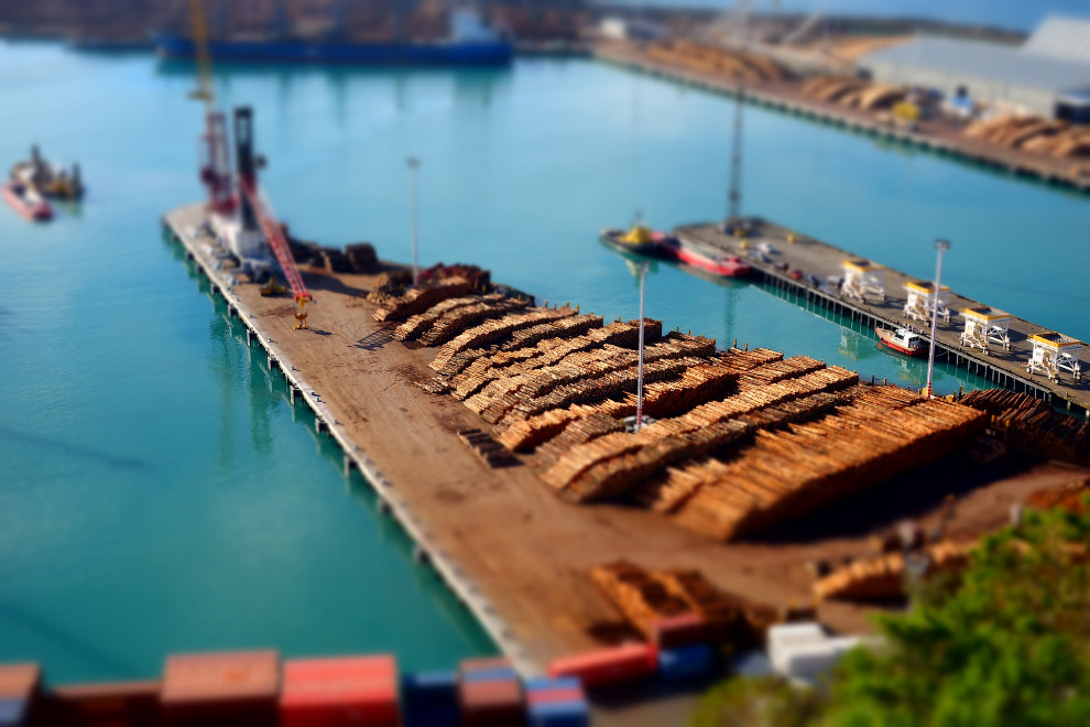 Tilt shift фотография: миниатюрный мир