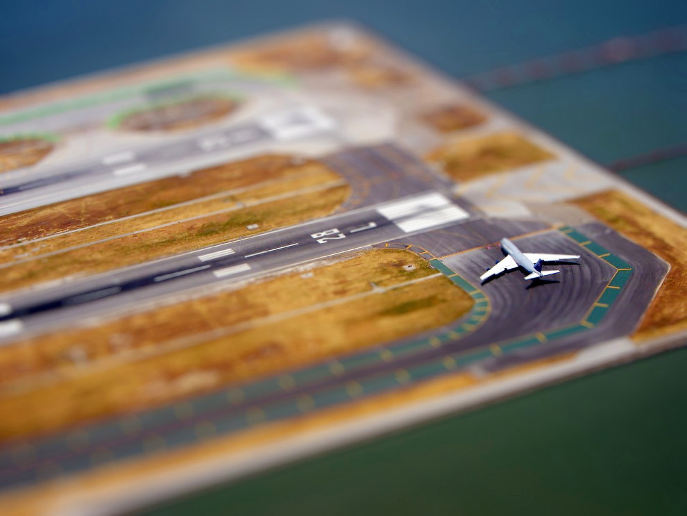 Tilt shift фотография: миниатюрный мир