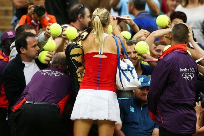 Эмоции Марии Шараповой на Олимпиаде в Лондоне (15 фото)