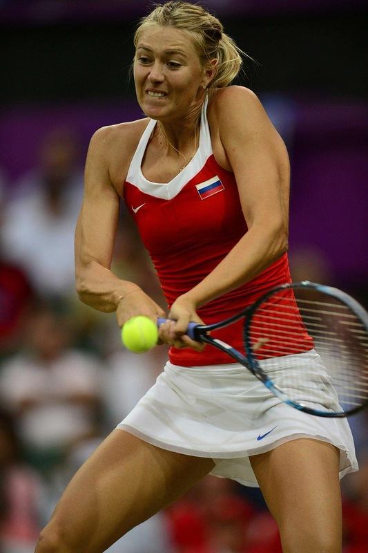 Эмоции Марии Шараповой на Олимпиаде в Лондоне (15 фото)