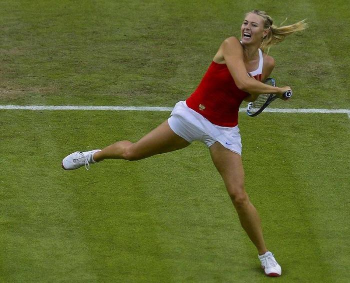 Эмоции Марии Шараповой на Олимпиаде в Лондоне (15 фото)