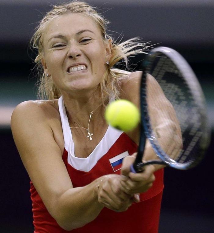 Эмоции Марии Шараповой на Олимпиаде в Лондоне (15 фото)