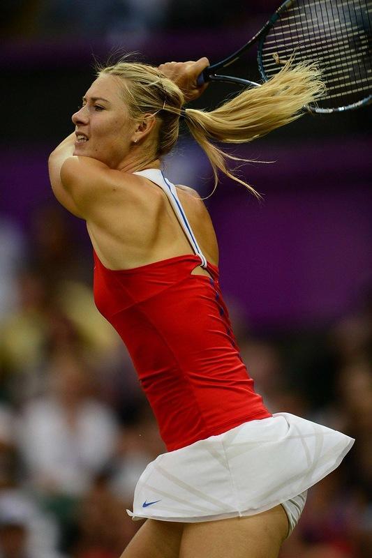 Эмоции Марии Шараповой на Олимпиаде в Лондоне (15 фото)