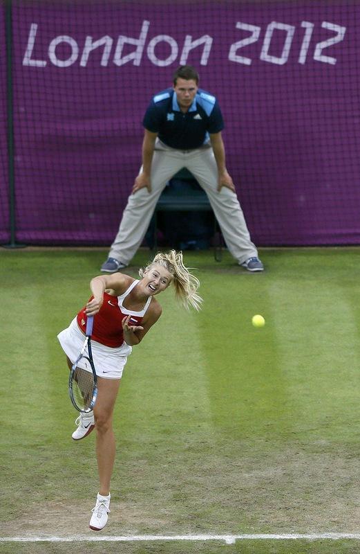 Эмоции Марии Шараповой на Олимпиаде в Лондоне (15 фото)