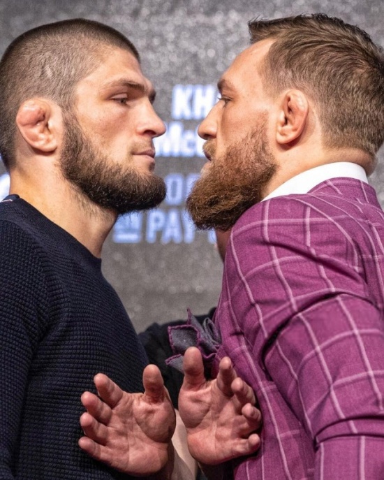 Пресс-конференция и "битва взглядов" Нурмагомедова и Макгрегора