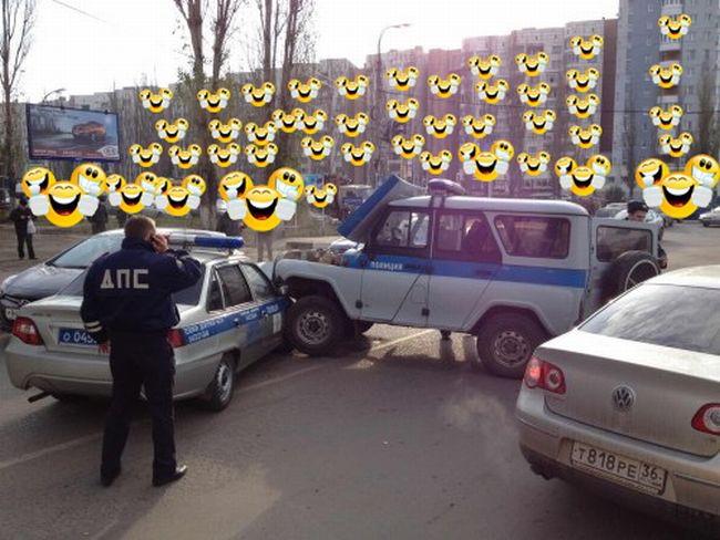 Авария ДПС и ППС (4 фото)