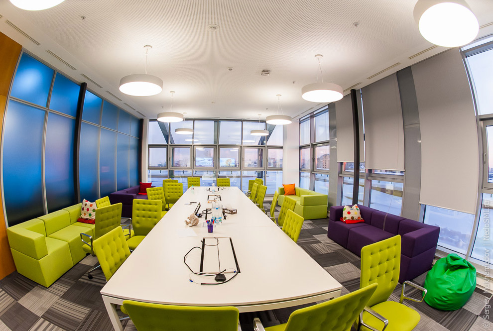 Необычный офис всемирно известной интернет-компании