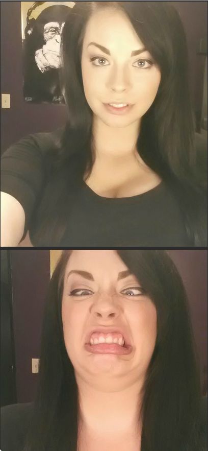 Девушки кривляются (23 фото)