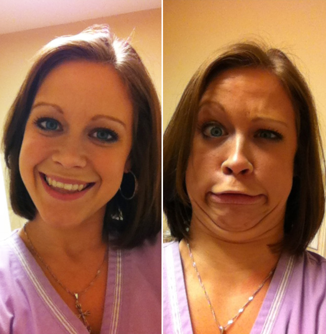 Девушки кривляются (23 фото)