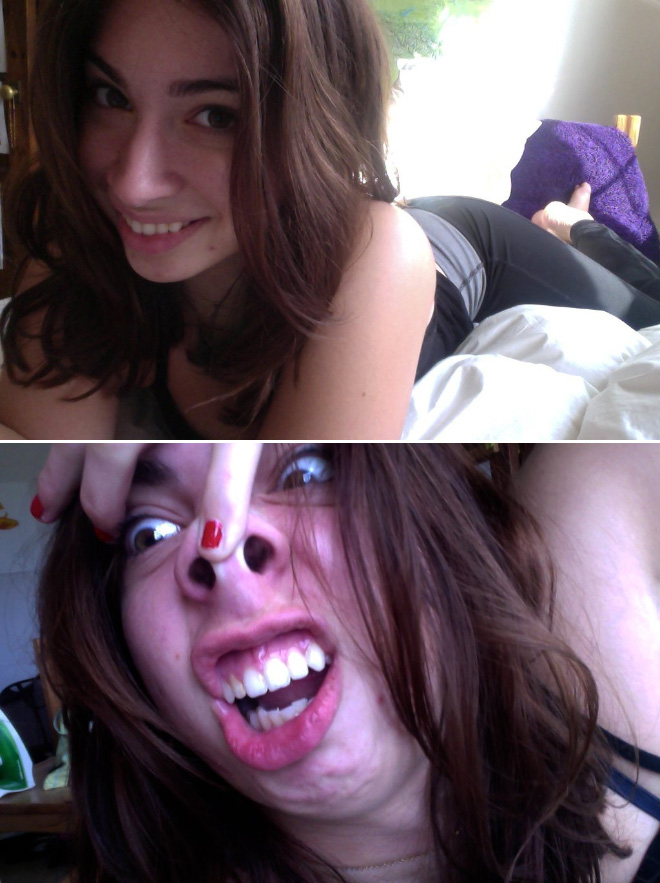 Девушки кривляются (23 фото)