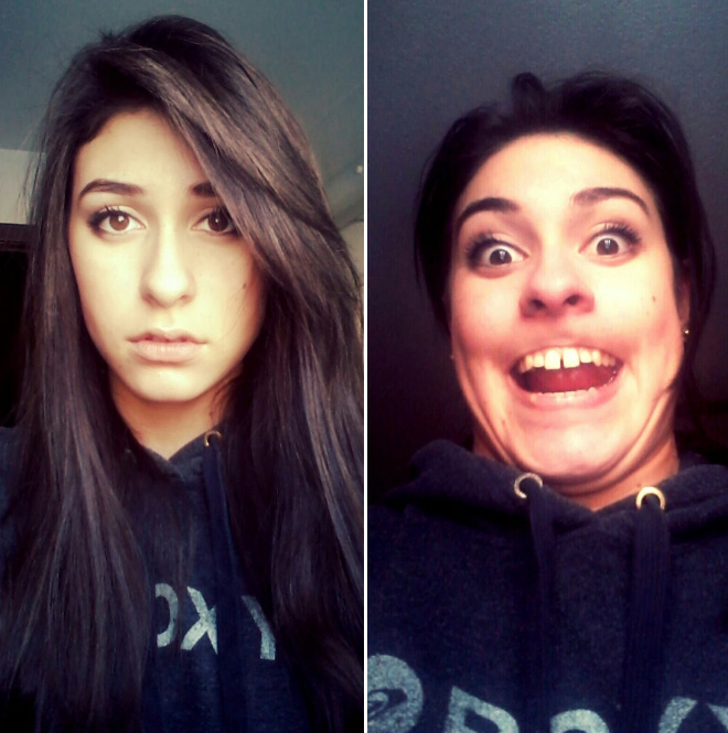 Девушки кривляются (23 фото)