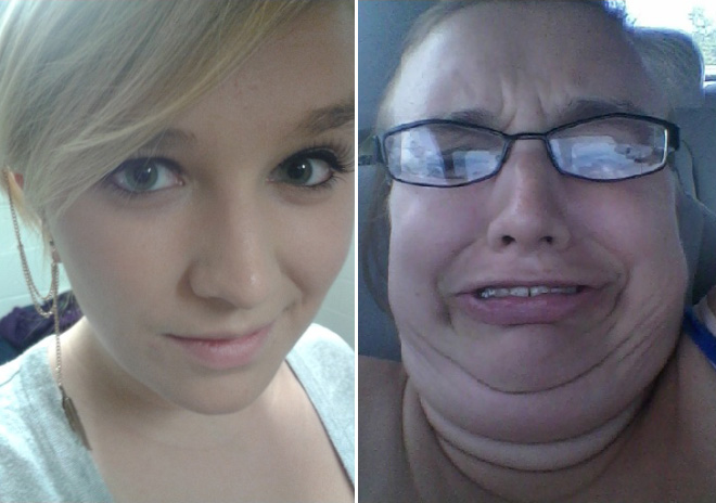 Девушки кривляются (23 фото)