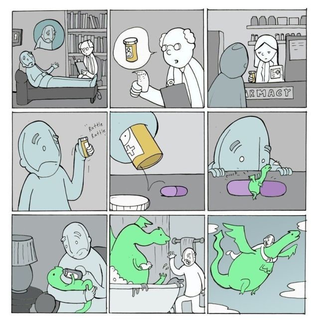 Смешные комиксы