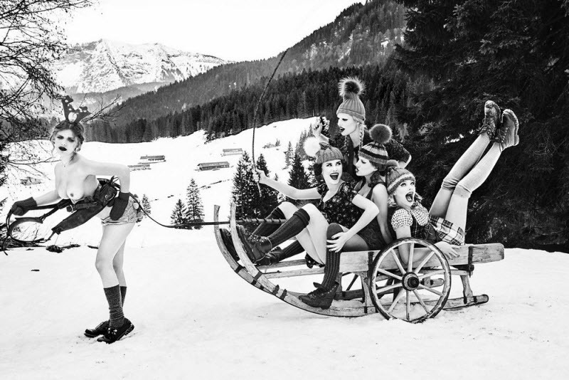 Диони Табберс и другие в откровенной фотосессии