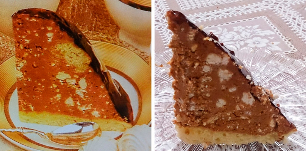 Еда в меню и на самом деле