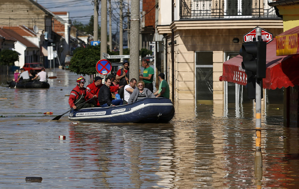 Крупнейшее наводнение на Балканах за 120 лет