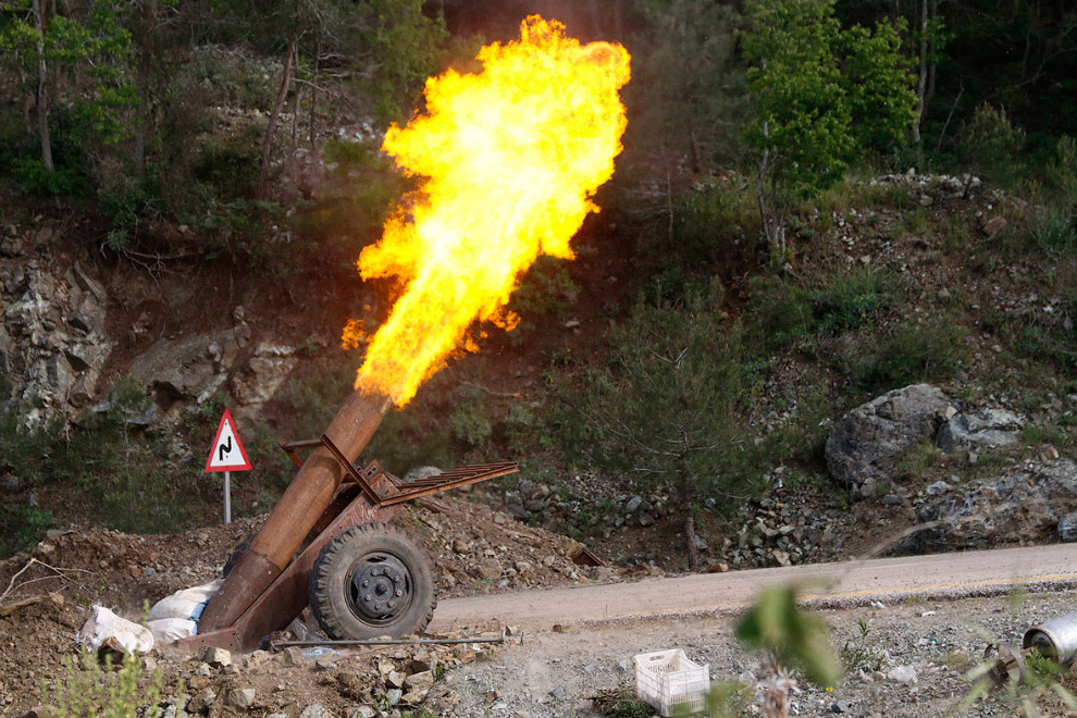 Самодельное оружие сирийских мятежников Самодельное оружие сирийских мятежников